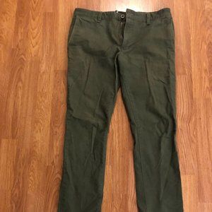 RVCA Stapler Chino - Green. Sz - 32 x 32